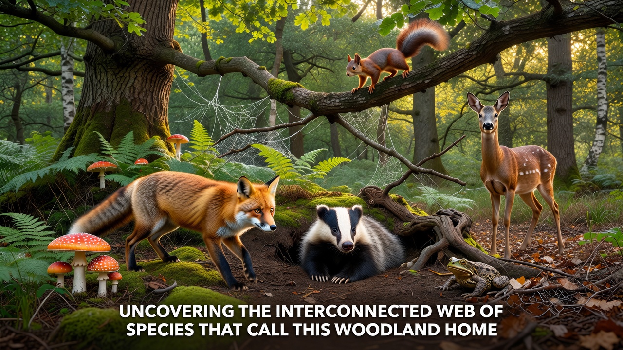 Uncovering the Interconnected Web of Species That Call This Woodland Home